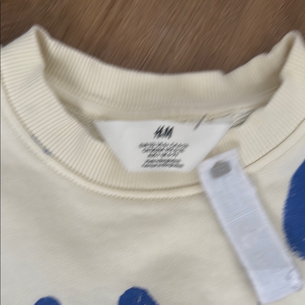Blue and White Kids Sweat Suit with Dog Print - Picture 2 of 3